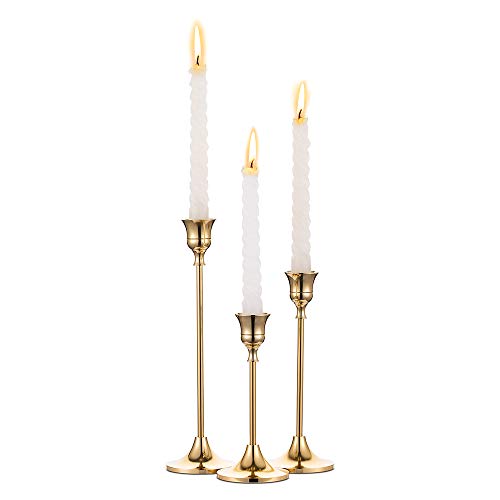 Candlestick Holders Taper Candle Holders, Set of 3 Candle Stick